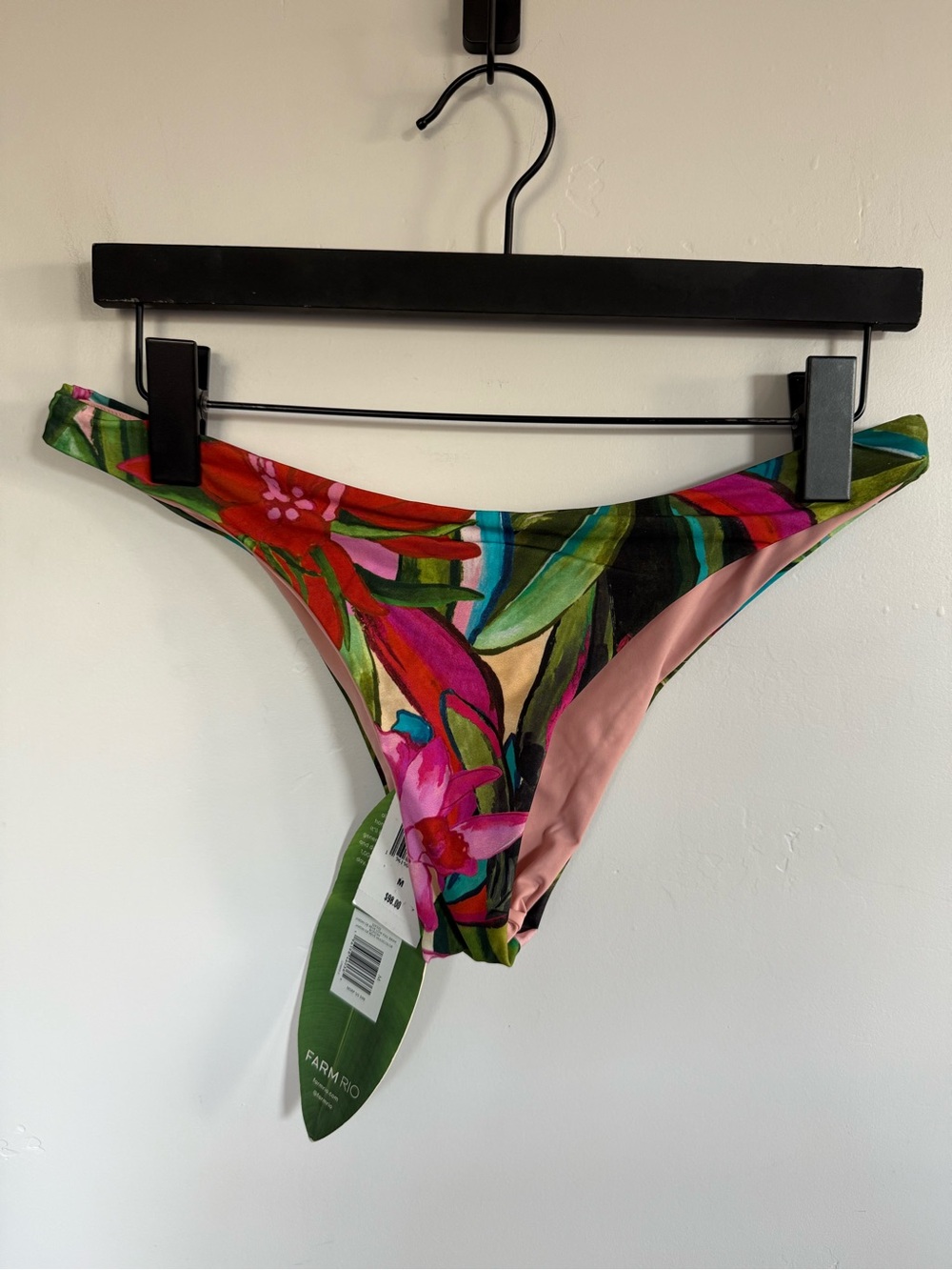 NWT FARM Rio Jardin De Reve Low Full Bikini Bottom Size Medium